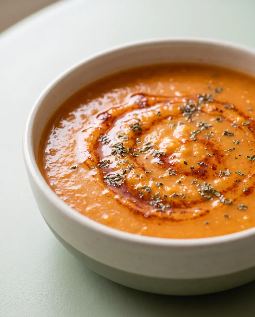 Mercimek çorbası, yakın çekim
