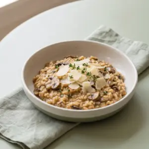 Mantarlı risotto
