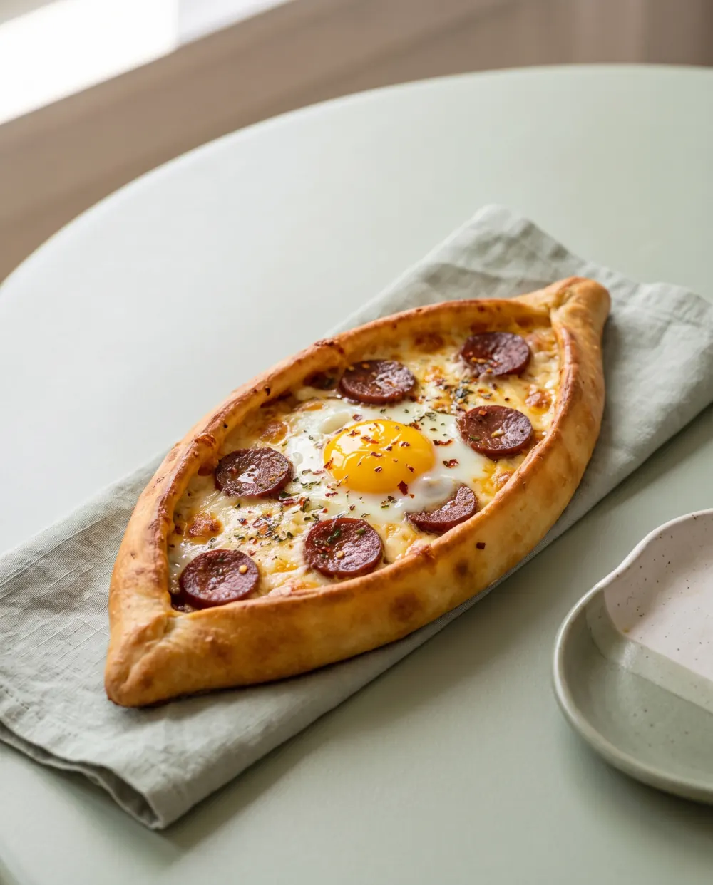 Sucuklu pide